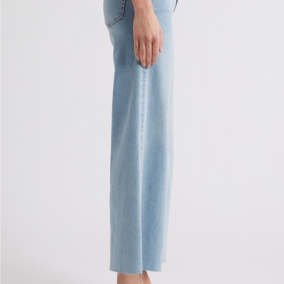 Frame Palazzo Crop Cutoff Jeans Wilson Raw After Size 26 - Picture 3 of 5